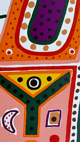 En venta Litografía de Alan Davie, Sin Título, detalle obra gráfica