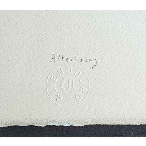 En venta Xilografía firmada de Gerhard Altenbourg, Ariadne, comprar