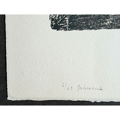 En venta Xilografía numerada de Gerhard Altenbourg, Ariadne, comprar