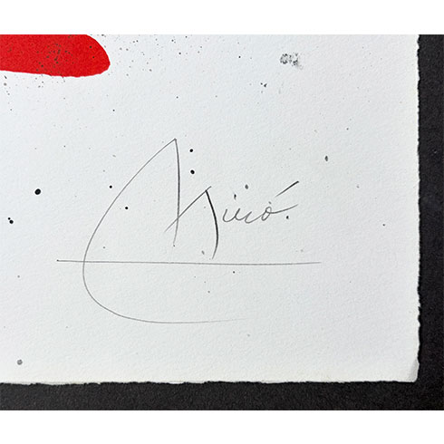 Litografía de Joan Miró, Liberté des Libertés, comprar obra gráfica firmada en venta, precio