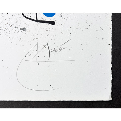 Litografía de Joan Miró, Liberté des Libertés, comprar obra gráfica firmada en venta, precio