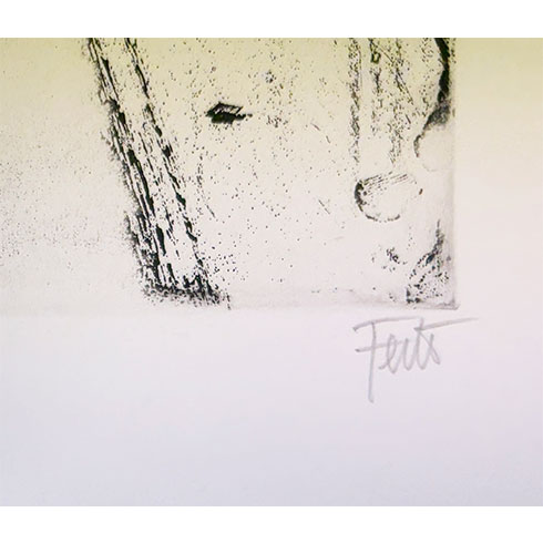 En venta Grabado al Aguafuerte y Punta Seca firmada de Luis Feito, III Tercer Milenio. Siglo XXI. San Juan de la Cruz #2, comprar