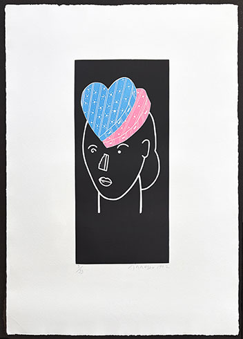 Grabado en venta de Eduardo Arroyo, Saint Valentin