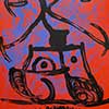 Litografía de Joan Miró firmada a mano, con título L'eintraiseuse-Rouge, comprar obra gráfica