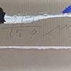 Serigrafía  de Mimmo Paladino, Olympic Centennial, detalle firma en obra gráfica en venta