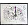 Grabado al Aguatinta de Roberto Matta, The First of the Day, comprar, en venta, vender
